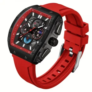 Montre étanche de luxe à quartz – Chronographe avec calendrier lumineux