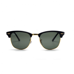 Ray-Ban Clubmaster – Lunettes de soleil iconiques, monture acétate & métal, verres UV400