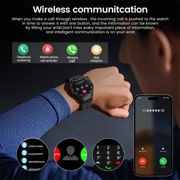 Montre intelligente GPS GT5 Pro pour homme – Image 3