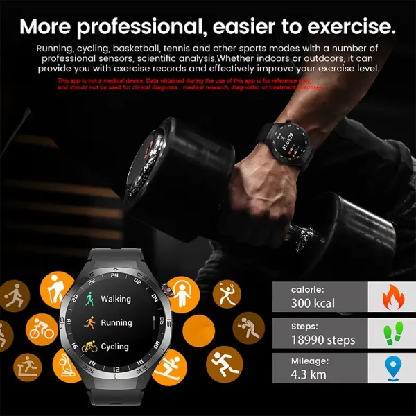 Montre intelligente GPS GT5 Pro pour homme – Image 4