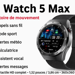 Montre intelligente GPS GT5 Pro pour homme