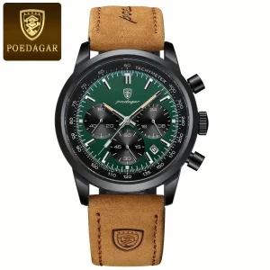 Montre Chronographe de Luxe POEDAGAR – Homme